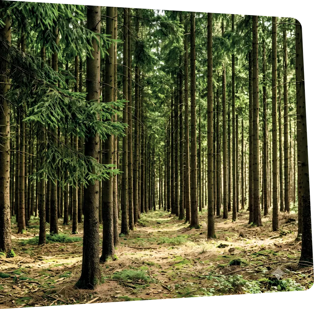 Forest monoculture
